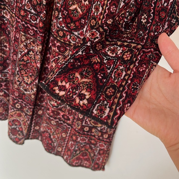 Sandra Angelozzi bohemian casual red dress - Picture 8 of 10